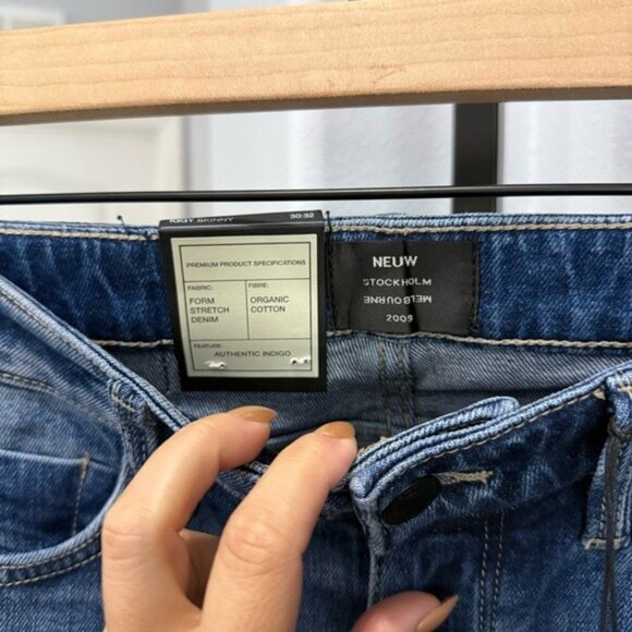 Neuw Denim Mens Iggy Skinny Jean Blue 30x32” Jeans NWT Organic Medium Wash - Picture 7 of 9